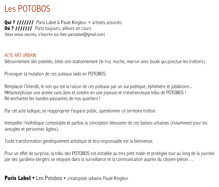 Les Potobos - Presentation en français