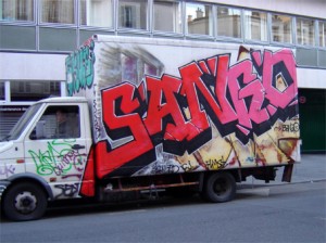 graffiti camion rue crozatier