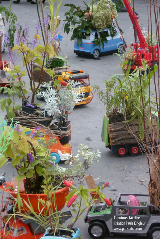 Les Camions-Jardins à Chantilly pour les Journées des Plantes à Courson 2015