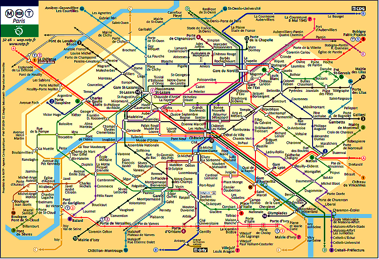 Dix épaule Original plan du metro de paris a imprimer légal rugueux ...